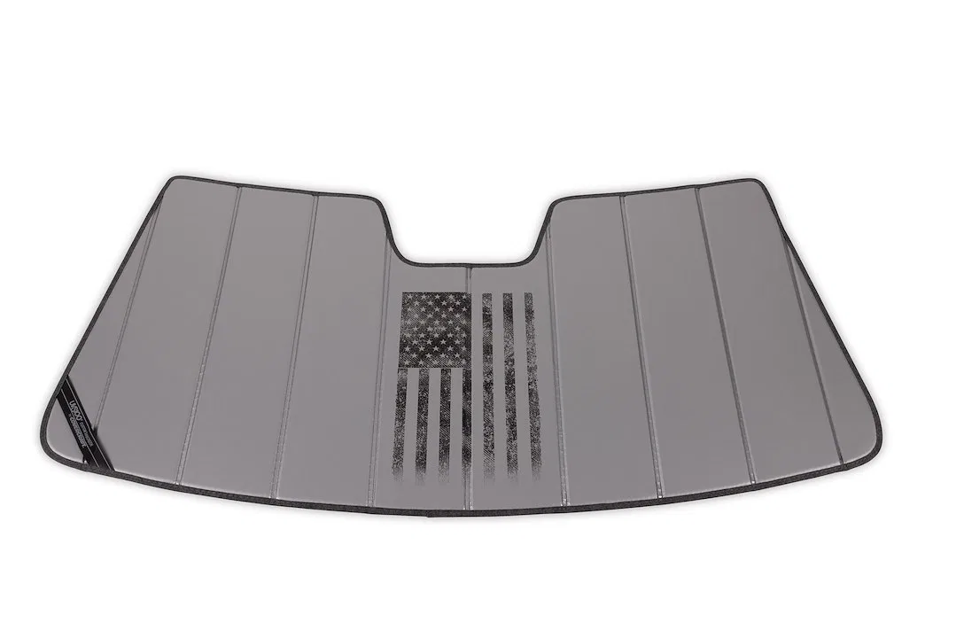 UVD11475SVUVD004 – COVERCRAFT Windshield Shade, Removable Accordion Fold Foam Direct Fit For Full Windshield Silver W...